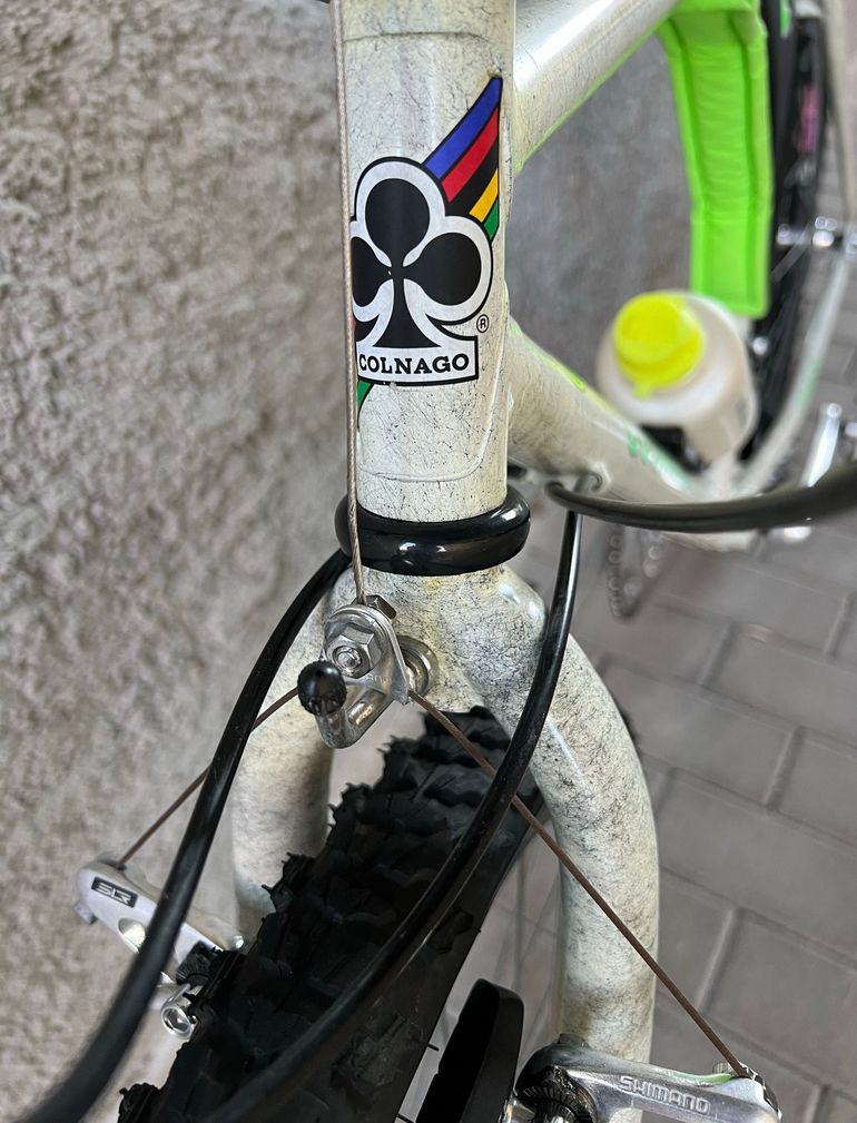 Colnago Custom Shimano Deore 1990 Mountainbike usato, Bianco — immagine 9 di 29