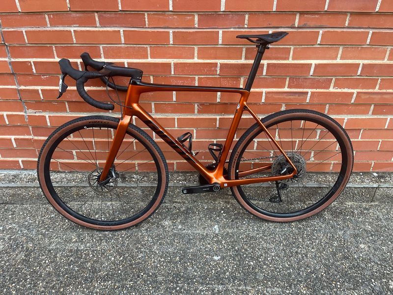 Used GIANT TCX Custom SRAM GX Eagle AXS 2022 Road & Gravel, Orange — image 2 of 10