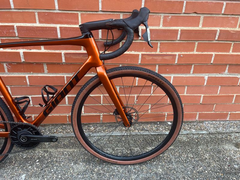 Used GIANT TCX Custom SRAM GX Eagle AXS 2022 Road & Gravel, Orange — image 3 of 10