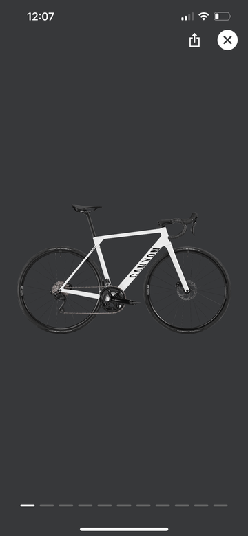Used Canyon Ultimate CF 7 2026 2026 Road & Gravel, White — image 9 of 9