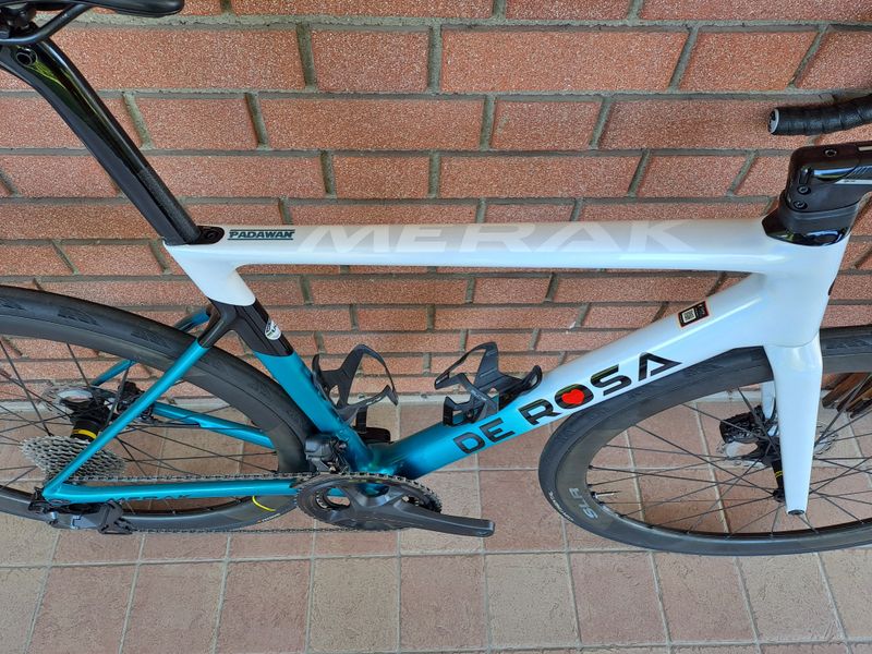 Tweedehands De Rosa Merak - 55 - Disc Brake - Custom Colour Frameset 2023 Road & Gravel