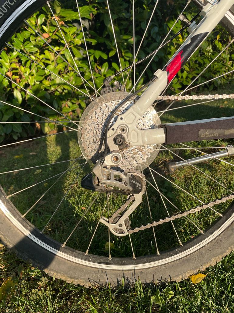 Gebrauchtes DECATHLON Custom SRAM X5 2012 Mountainbike, Weiß — Bild 5 von 7