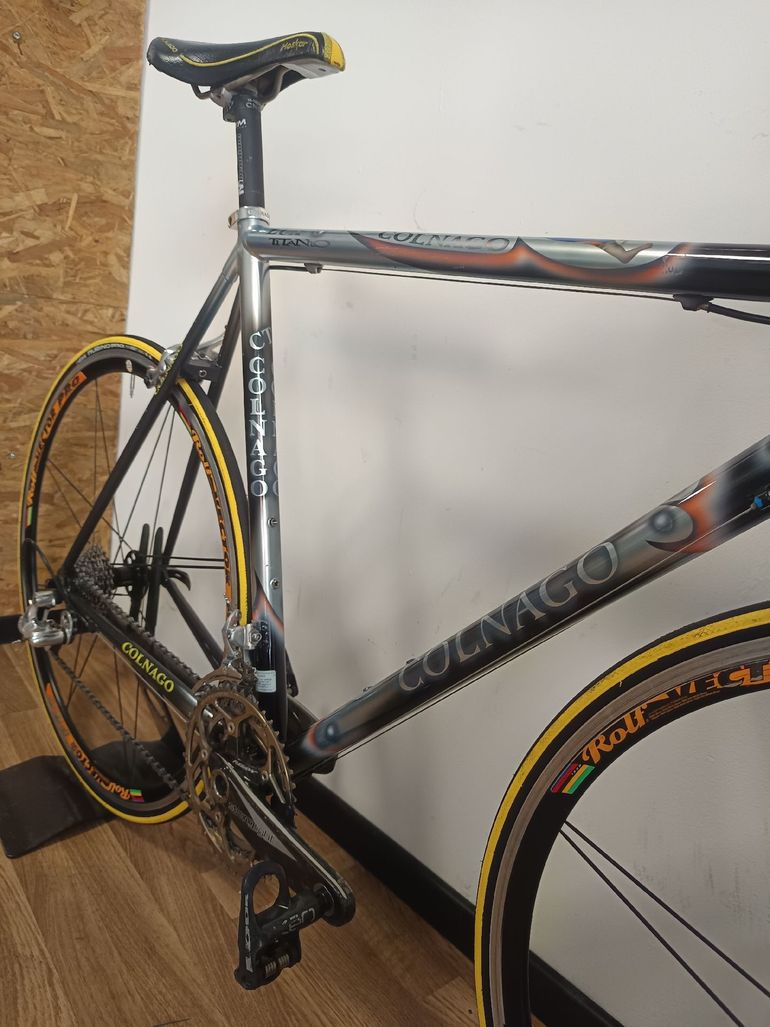 Gebrauchtes Colnago Custom Campagnolo Centaur 1999 Road & Gravel, Hellgrau — Bild 7 von 14