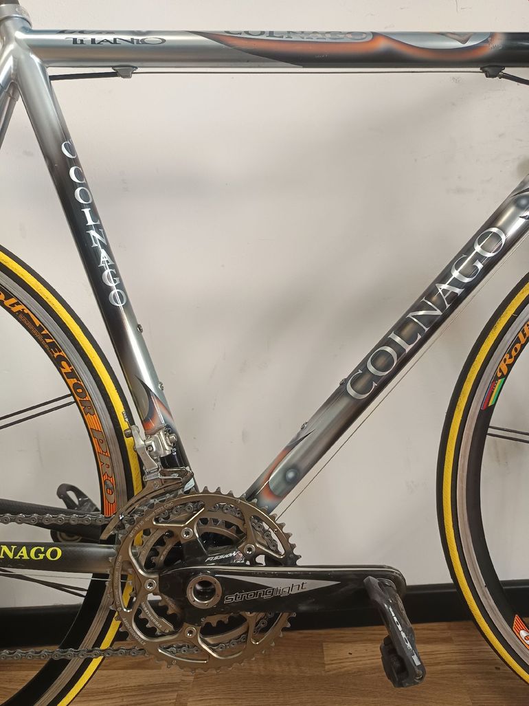Gebrauchtes Colnago Custom Campagnolo Centaur 1999 Road & Gravel, Hellgrau — Bild 3 von 14