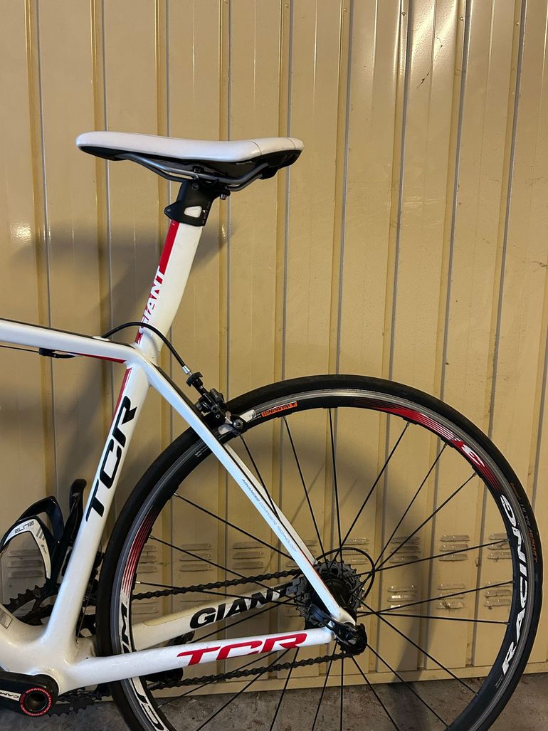Gebrauchtes Giant Tcr advanced Campagnolo Super Record 2011 Road & Gravel, Weiß — Bild 10 von 11