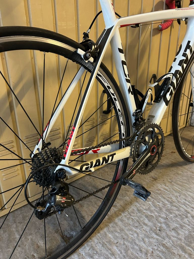 Gebrauchtes Giant Tcr advanced Campagnolo Super Record 2011 Road & Gravel, Weiß — Bild 2 von 11