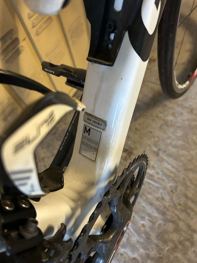 Gebrauchtes Giant Tcr advanced Campagnolo Super Record 2011 Road & Gravel, Weiß — Bild 3 von 11