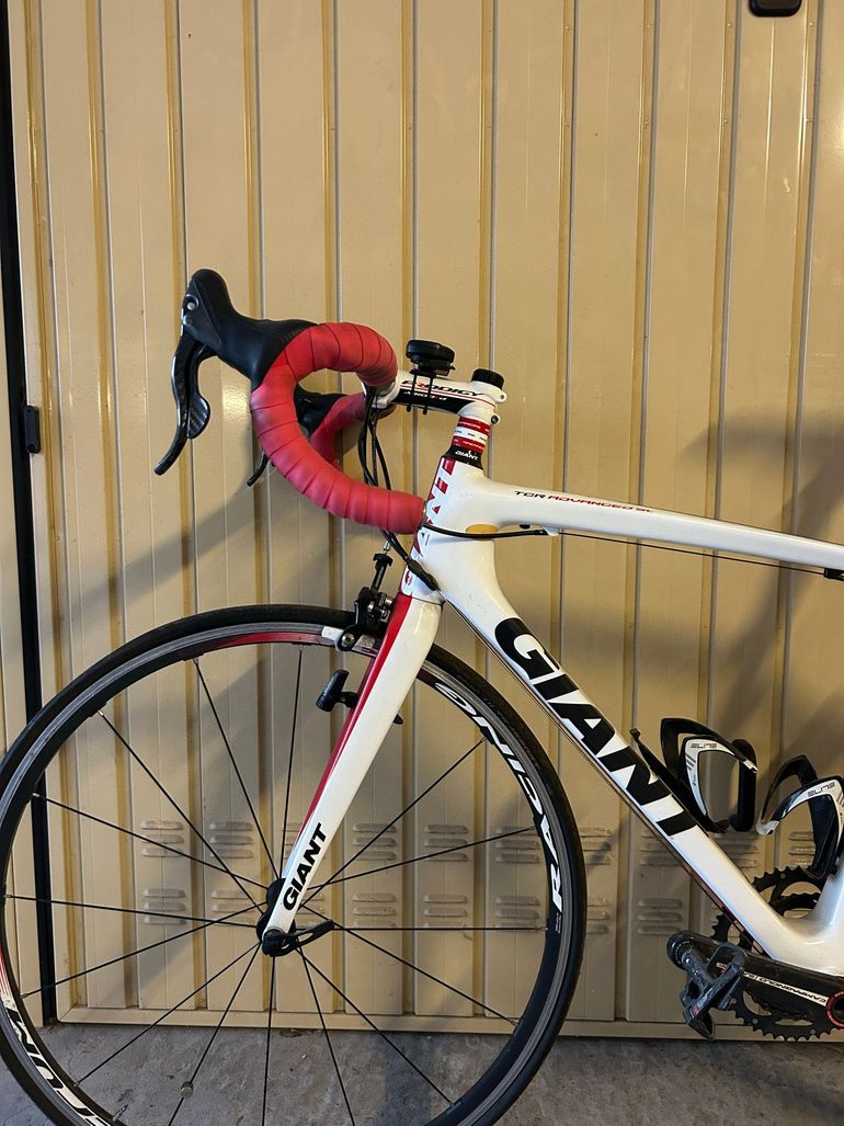 Gebrauchtes Giant Tcr advanced Campagnolo Super Record 2011 Road & Gravel, Weiß — Bild 11 von 11