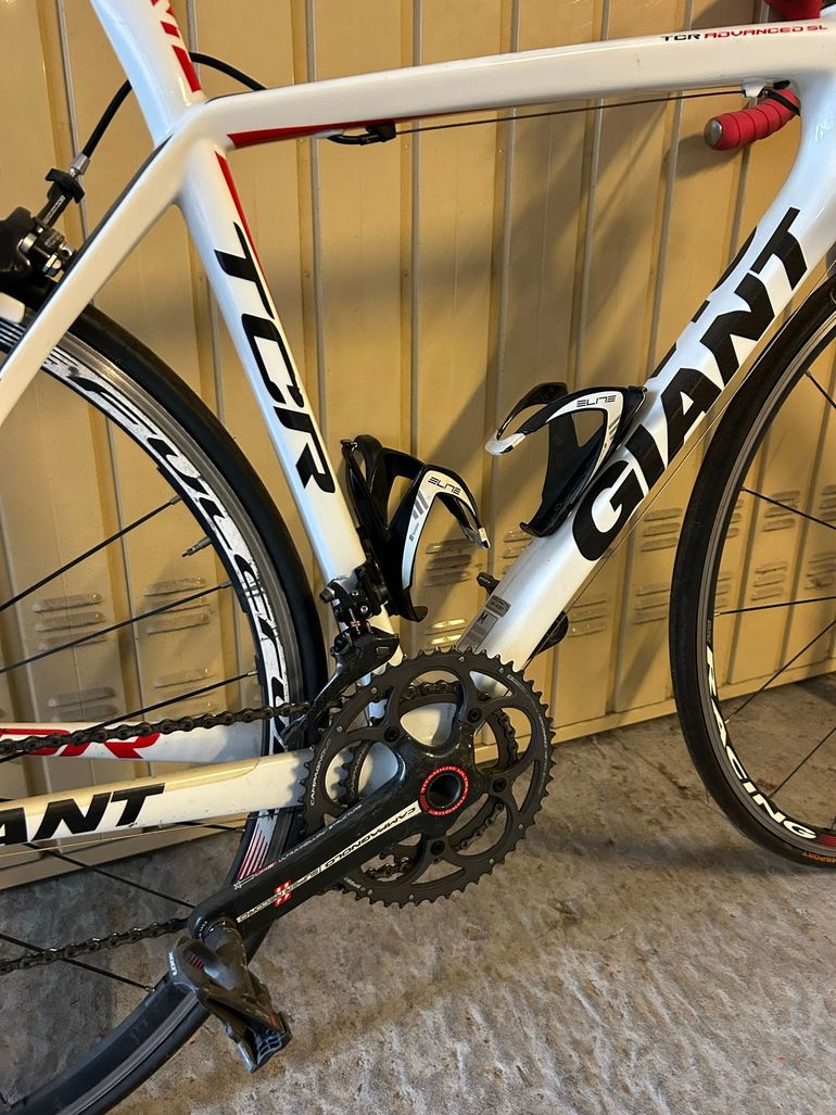 Gebrauchtes Giant Tcr advanced Campagnolo Super Record 2011 Road & Gravel, Weiß — Bild 8 von 11