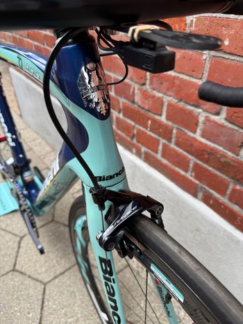 Used Bianchi Oltre Shimano Dura Ace Di2 2016 Road & Gravel, Green — image 6 of 16
