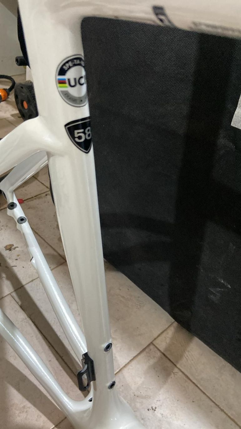 Gebrauchtes S Works Custom Frameset 2022 Road & Gravel, Weiß — Bild 3 von 8