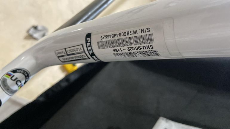 Gebrauchtes S Works Custom Frameset 2022 Road & Gravel, Weiß — Bild 7 von 8