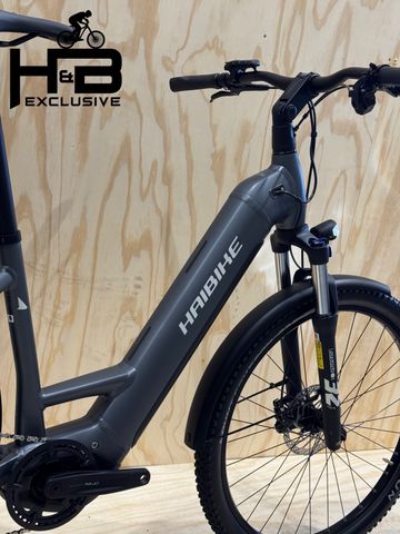Gebrauchtes Haibike Trekking 4 Shimano Microshift 2023 Urban, Hellgrau — Bild 12 von 14