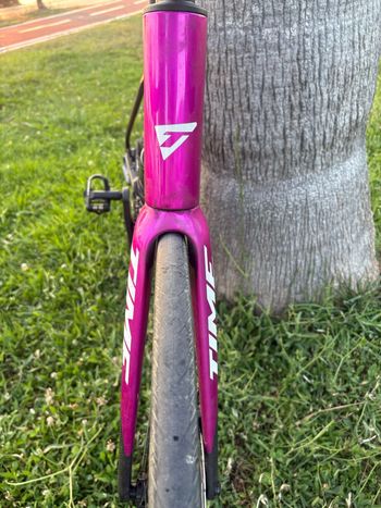 Time Alpe d'huez Shimano Ultegra Di2 2024 Road & Gravel usato, Viola — immagine 5 di 7