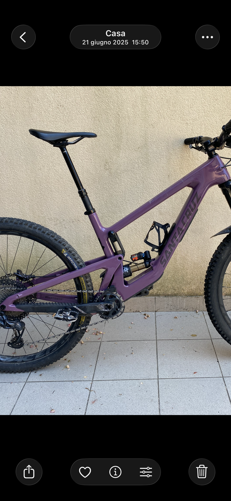 Tweedehands Santa Cruz MEGATOWER Frame / Carbon CC 2025 Frameset 2025 MTB