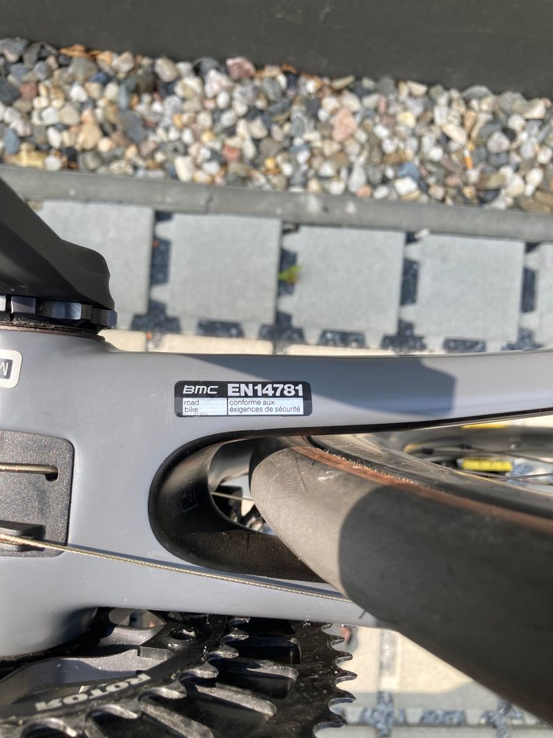 Używany BMC Teammachine SLR01 Module (Race Grey) 2019 Frameset 2019 Road & Gravel — zdjęcie 18 z 19