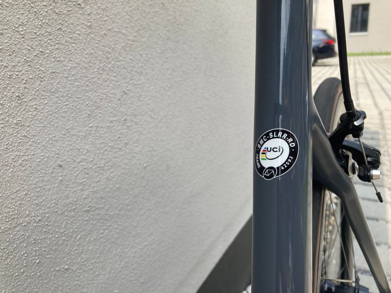 Używany BMC Teammachine SLR01 Module (Race Grey) 2019 Frameset 2019 Road & Gravel — zdjęcie 16 z 19