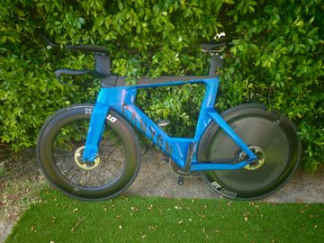 Gebrauchtes Canyon Speedmax CFR Disc Di2 2023 2023 Road & Gravel, Blau — Bild 2 von 9