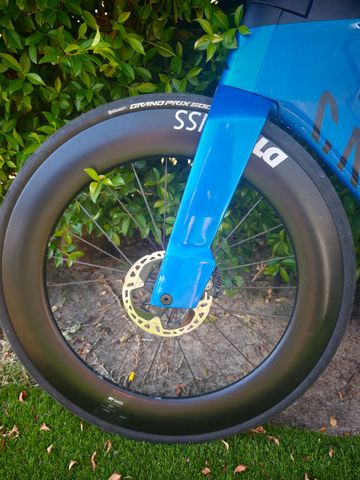 Gebrauchtes Canyon Speedmax CFR Disc Di2 2023 2023 Road & Gravel, Blau — Bild 4 von 9