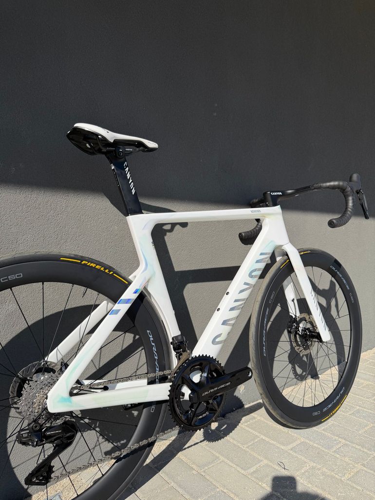 Used Canyon Aeroad CFR Tensor 2025 2025 Road & Gravel, White — image 12 of 13