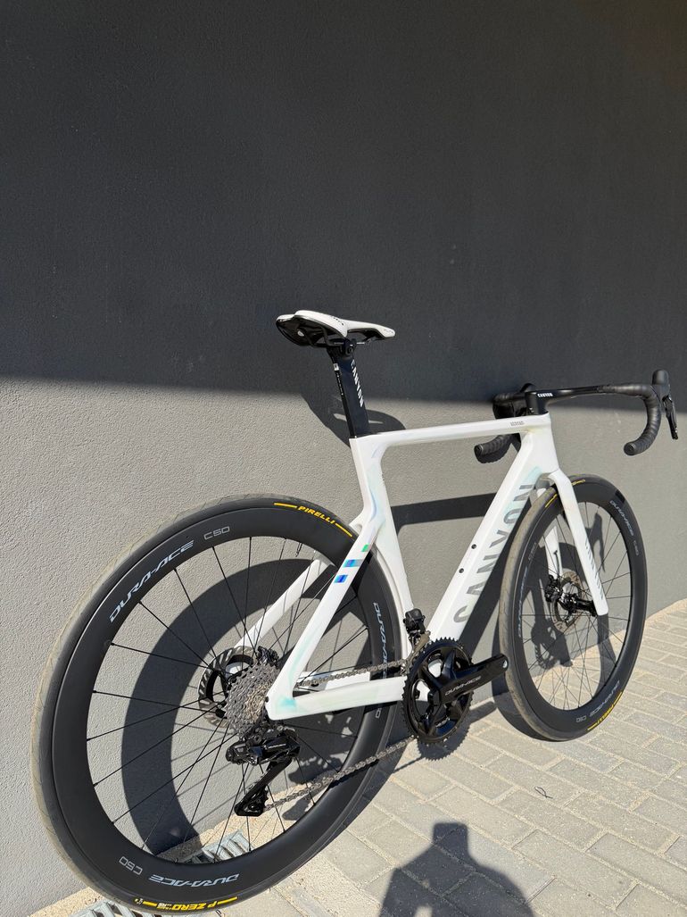 Used Canyon Aeroad CFR Tensor 2025 2025 Road & Gravel, White — image 4 of 13