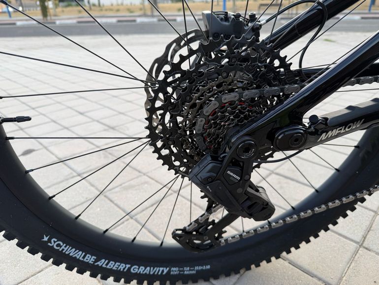Gebrauchtes Amflow Custom Sram Eagle Transmission X0 2027 Mountainbike, Schwarz — Bild 17 von 20