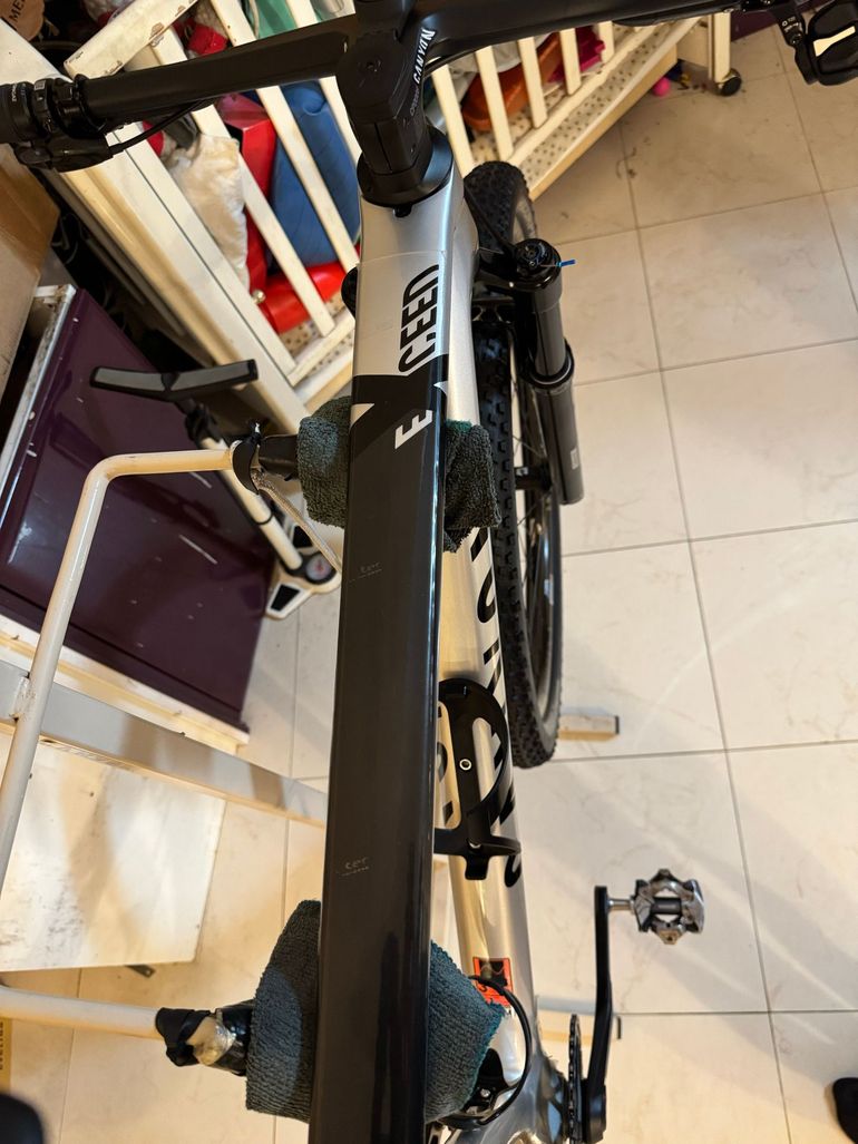 Used Canyon Exceed Sram Eagle Transmission X0 2024 Mountainbike, Light Gray — image 15 of 19