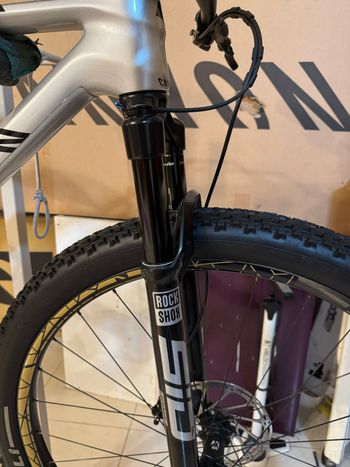 Used Canyon Exceed Sram Eagle Transmission X0 2024 Mountainbike, Light Gray — image 5 of 19