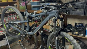 Gebrauchtes ROCKRIDER Full suspension SRAM GX Eagle 2024 Mountainbike, Hellgrau — Bild 9 von 15