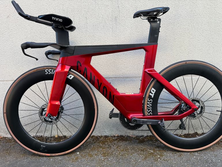 Canyon Speedmax CFR Di2 2024 2024 Road & Gravel usato, Rosso — immagine 8 di 21