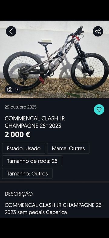 Gebrauchtes Commencal CLASH JR V2 2022 2022 Youth, Hellgrau — Bild 2 von 4
