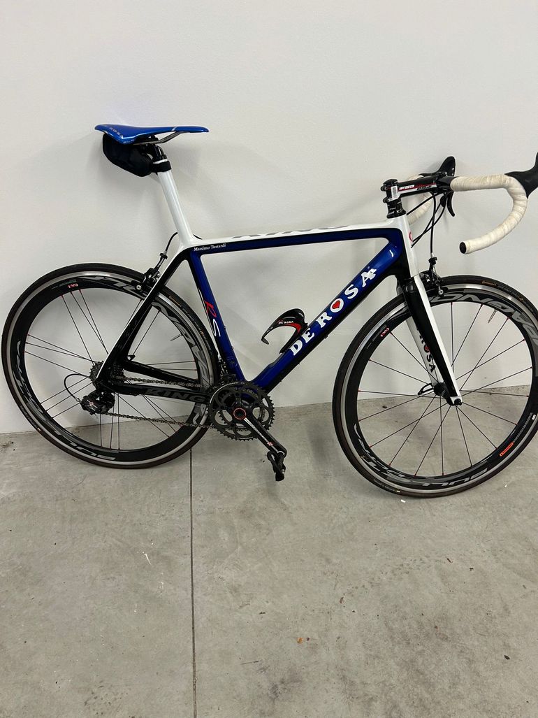 Used De Rosa King Campagnolo Super Record 2014 Road & Gravel, White — image 6 of 6