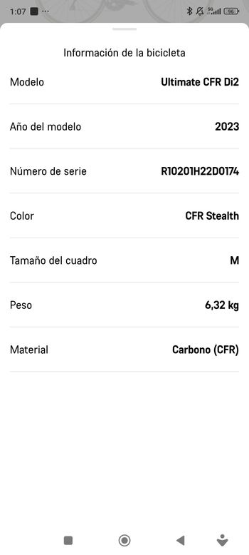 Brugt Canyon ultimate CFR Custom Shimano Dura Ace Di2 2024 Road & Gravel — billede 10 af 10