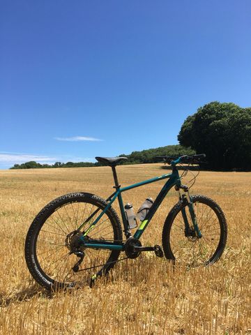Used CUBE Aim Shimano Deore 2019 Mountainbike, Green — image 3 of 4