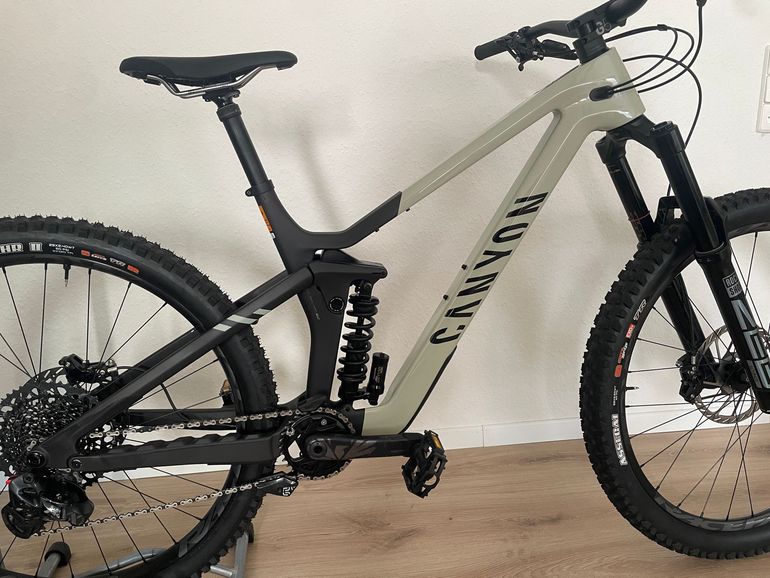 Used Canyon Strive CFR 2024 Frameset 2024 Mountainbike, Light Gray, 29 — image 4 of 5