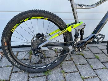 Gebrauchtes Giant Trance Shimano Deore XT 2018 Mountainbike, Hellgrau — Bild 9 von 10