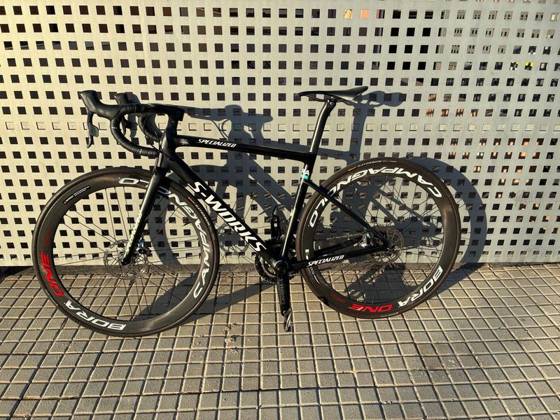 Used S-Works Tarmac SL6 Disc Peter Sagan Edition Sram Red Etap 11v Campagnolo Bora Custom SRAM Red eTap 2021 Road & Gravel