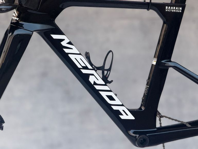 Merida TIME WARP TRI 10K 2025 2025 Road & Gravel usato, Nero — immagine 17 di 18
