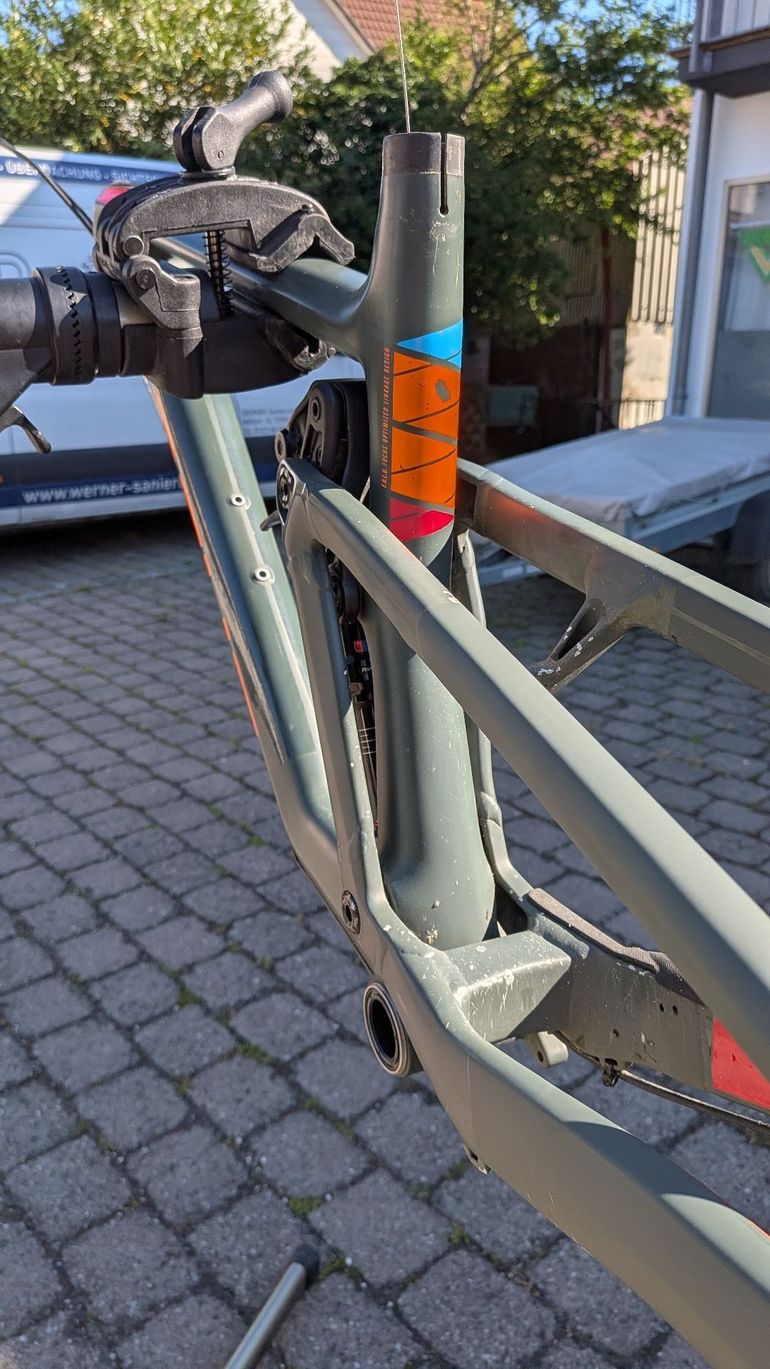 Gebrauchtes Focus SAM 8.9 2019 Frameset 2019 Mountainbike, Grün, 27.5 — Bild 3 von 10