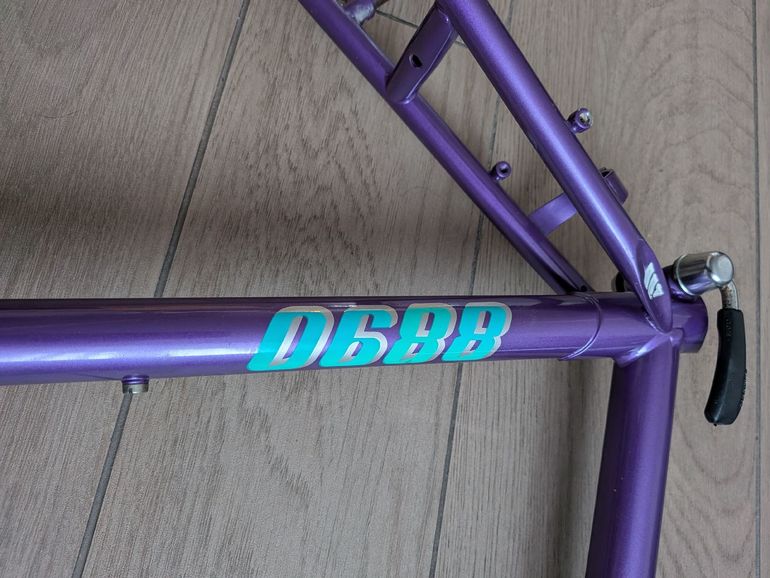 Gebrauchtes Wheeler Custom Frameset 1990 Mountainbike, Violett — Bild 3 von 14