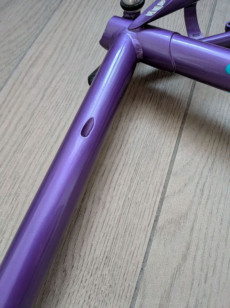 Gebrauchtes Wheeler Custom Frameset 1990 Mountainbike, Violett — Bild 12 von 14