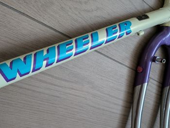 Gebrauchtes Wheeler Custom Frameset 1990 Mountainbike, Violett — Bild 2 von 14