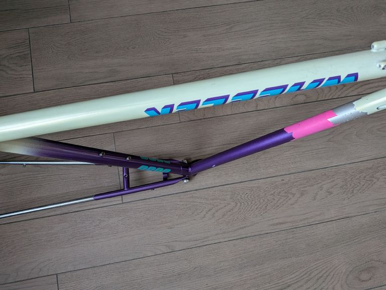 Gebrauchtes Wheeler Custom Frameset 1990 Mountainbike, Violett — Bild 9 von 14