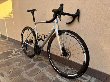 Used De Rosa Merak Campagnolo Super Record EPS 2021 Road & Gravel, Light Gray — image 4 of 20