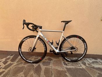 Used De Rosa Merak Campagnolo Super Record EPS 2021 Road & Gravel, Light Gray — image 2 of 20