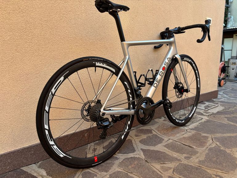 Used De Rosa Merak Campagnolo Super Record EPS 2021 Road & Gravel, Light Gray — image 5 of 20