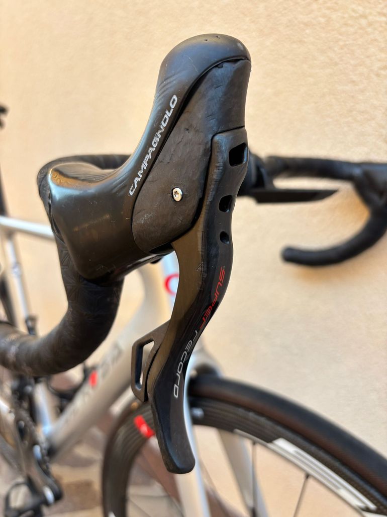 Used De Rosa Merak Campagnolo Super Record EPS 2021 Road & Gravel, Light Gray — image 8 of 20