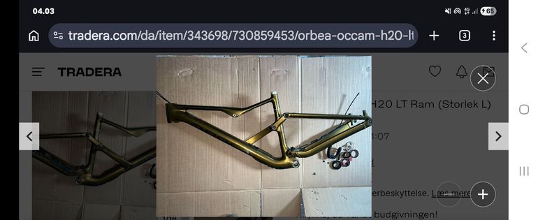 Used Canyon Custom Frameset 2024 Mountainbike, Orange — image 5 of 9