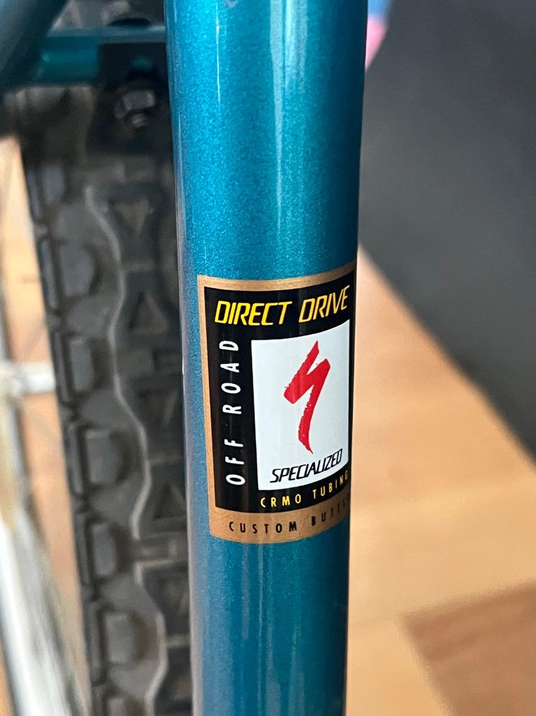 Used Specialized Hardrock Shimano Altus 1993 Mountainbike, Green — image 10 of 11
