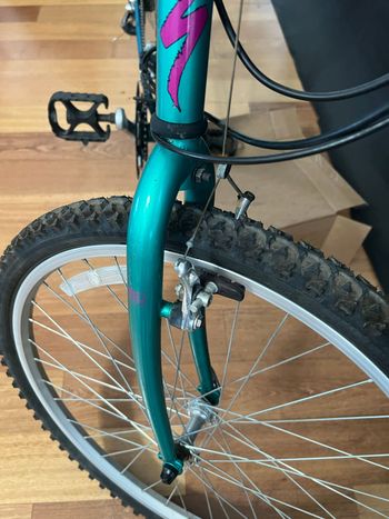 Used Specialized Hardrock Shimano Altus 1993 Mountainbike, Green — image 6 of 11